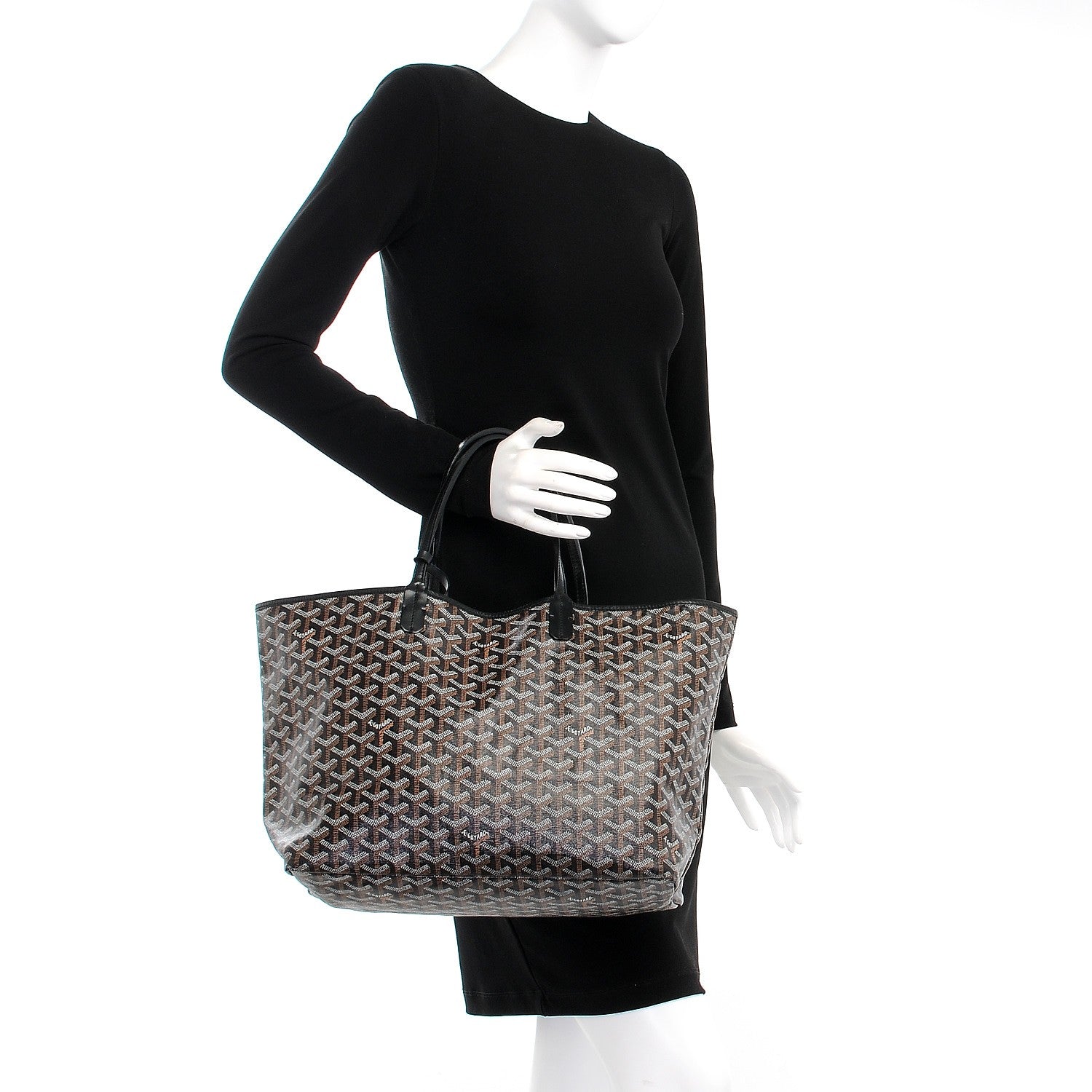 Goyard Goyardine Saint Louis PM Black 2 of 10