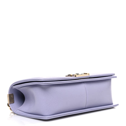 Chanel Caviar Quilted Medium Boy Flap Light Purple 4 of 12