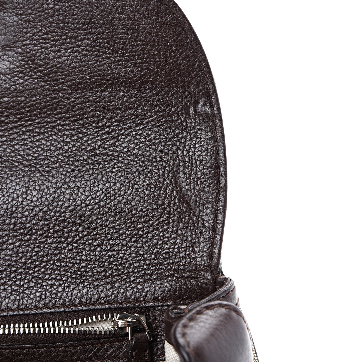 Monogram Medium New Bamboo Top Handle Bag Dark Brown