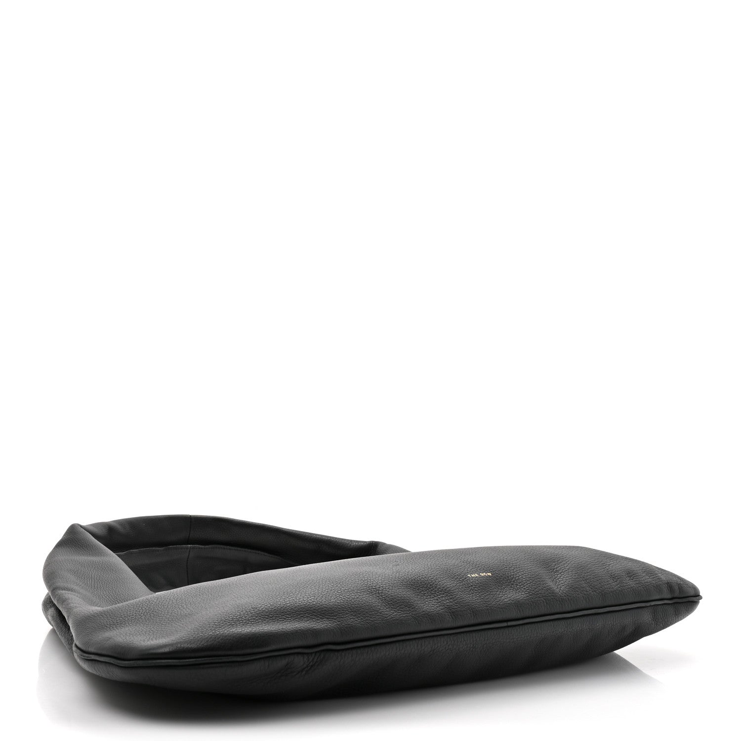 The Row Grained Calfskin Medium Everyday Shoulder Bag Black 4 of 9