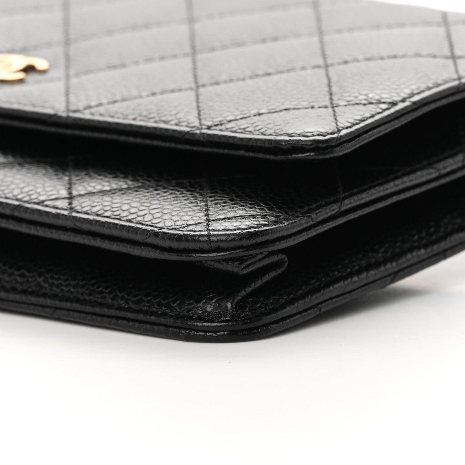Chanel Caviar Quilted Wallet on Chain WOC Black 11 of 13