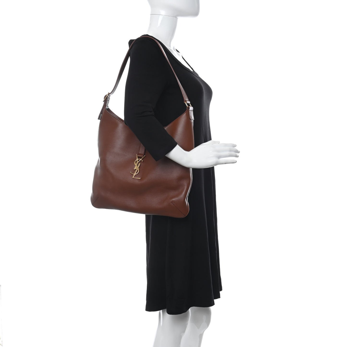 Calfskin Monogram Hobo Cotto