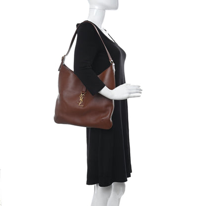 Saint Laurent Calfskin Monogram Hobo Cotto 2 of 7