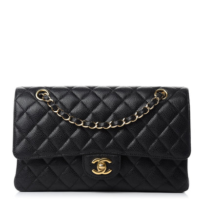 Chanel Caviar Quilted Medium Double Flap Black 1 of 14