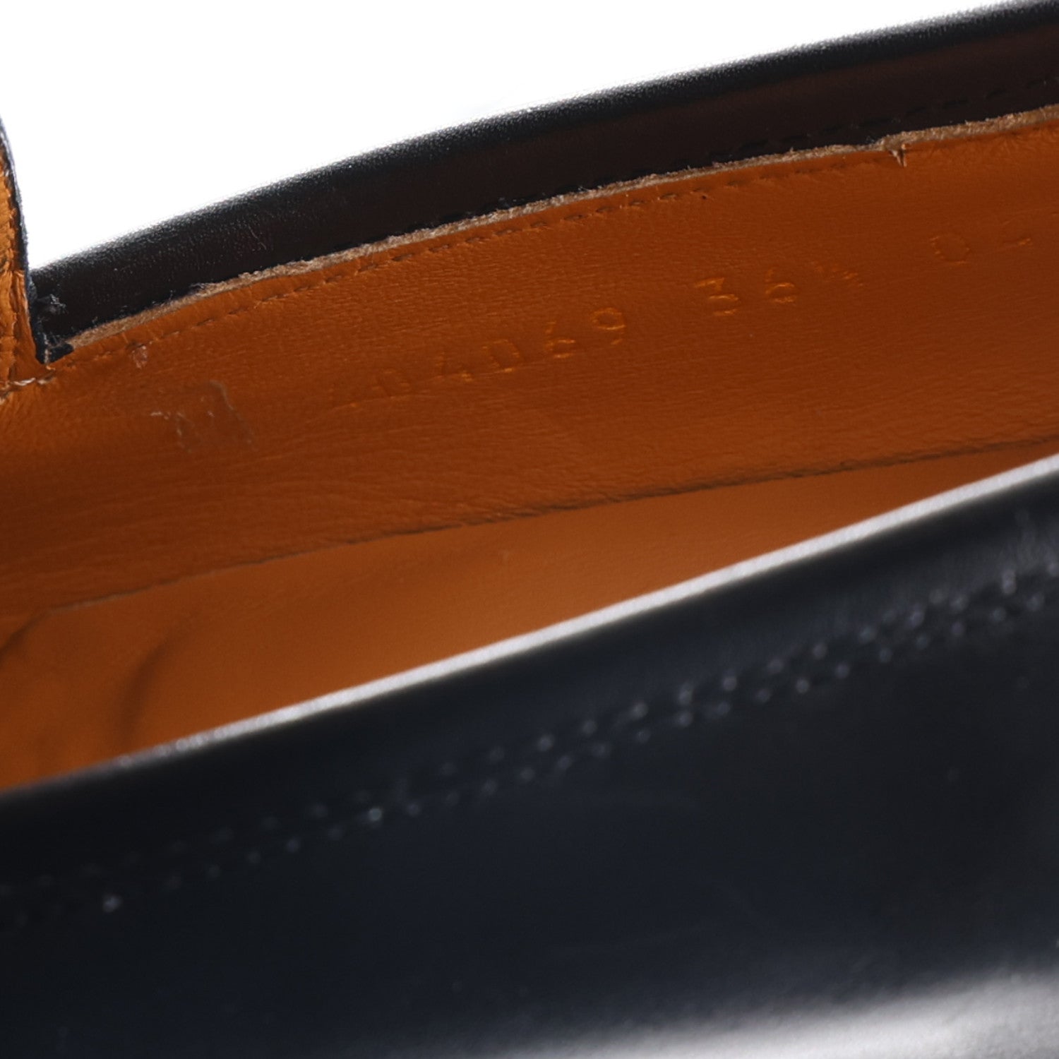 Gucci Calfskin Womens Jordaan Loafers 36.5 Black 10 of 11