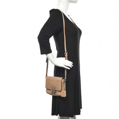 Miu Miu Vitello Shine Crossbody Cipria 2 of 11