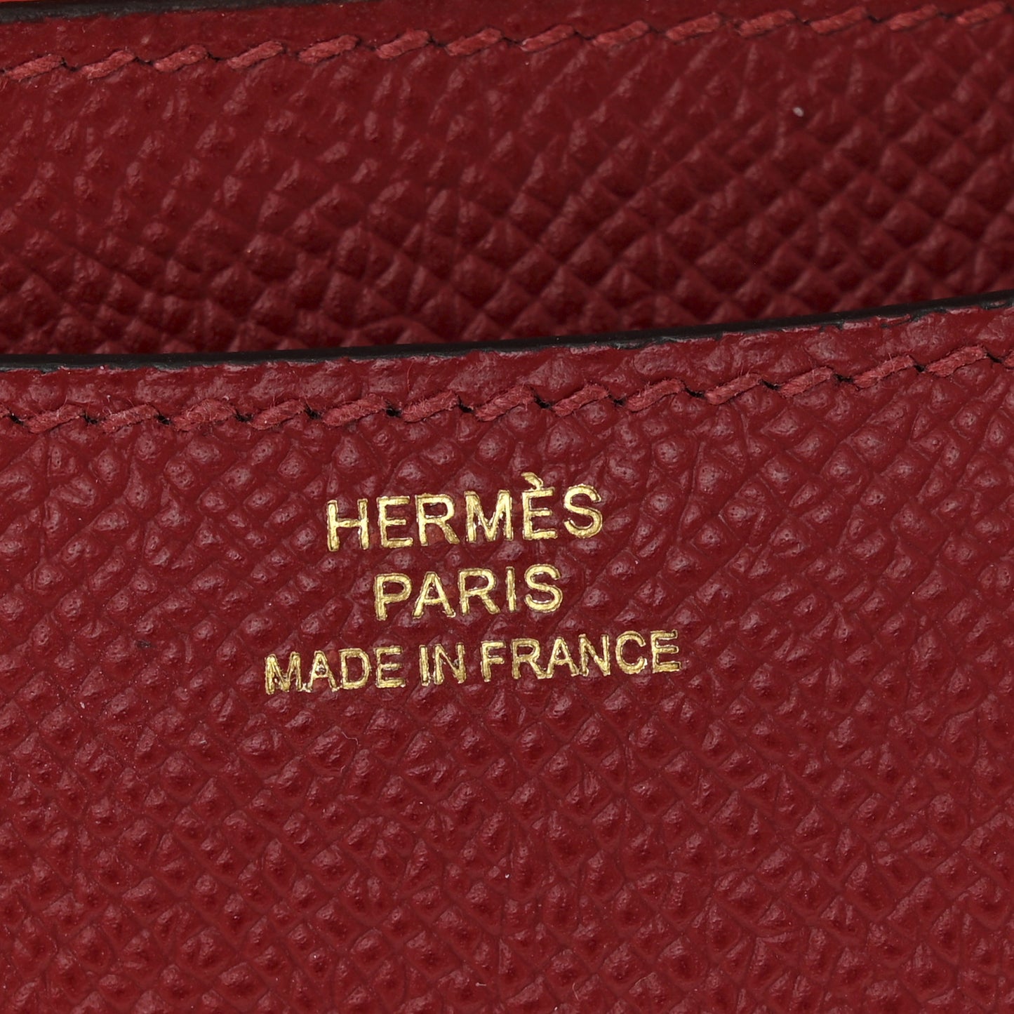 Epsom Enamel Constance 18 Rouge Grenat