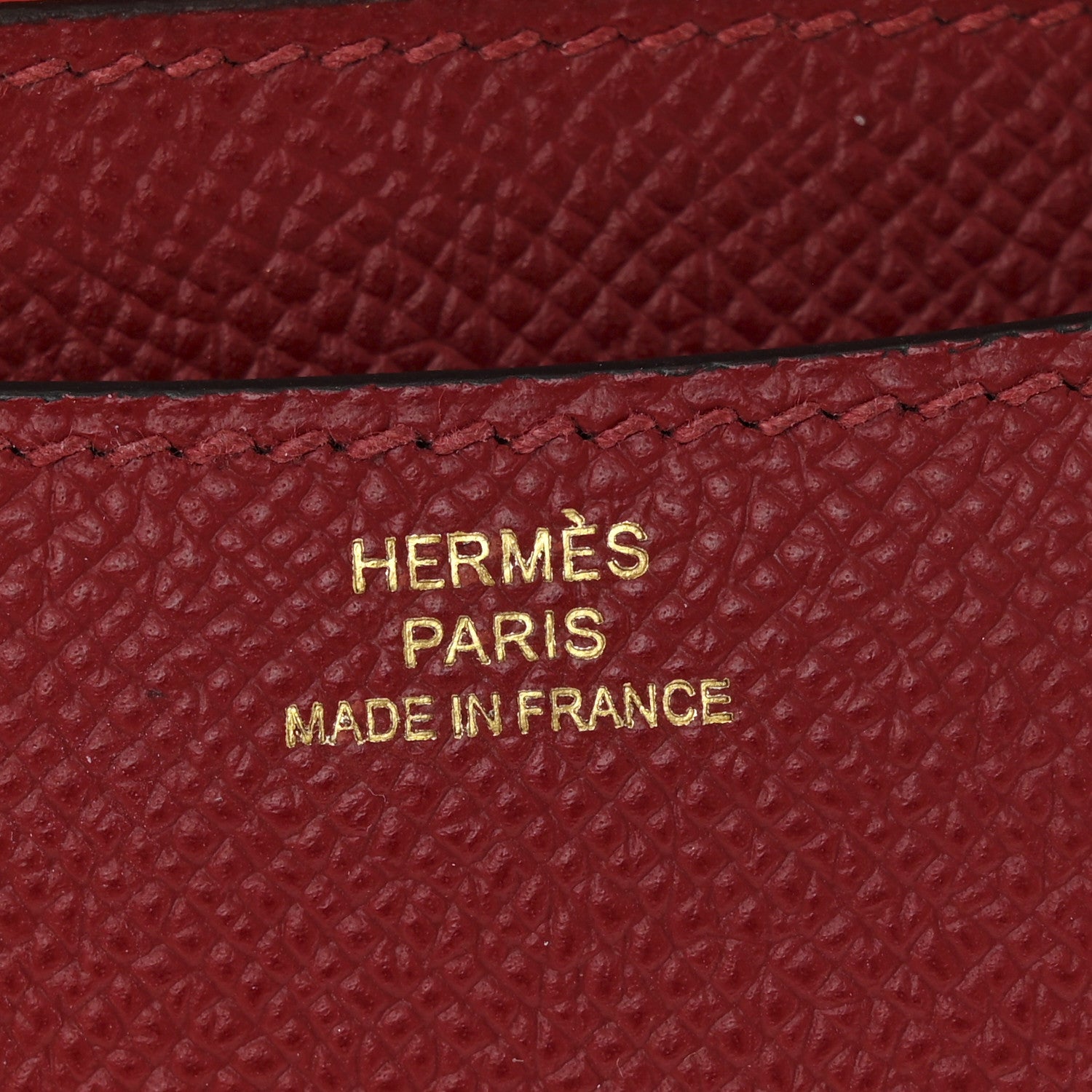 Hermes Epsom Enamel Constance 18 Rouge Grenat 7 of 11
