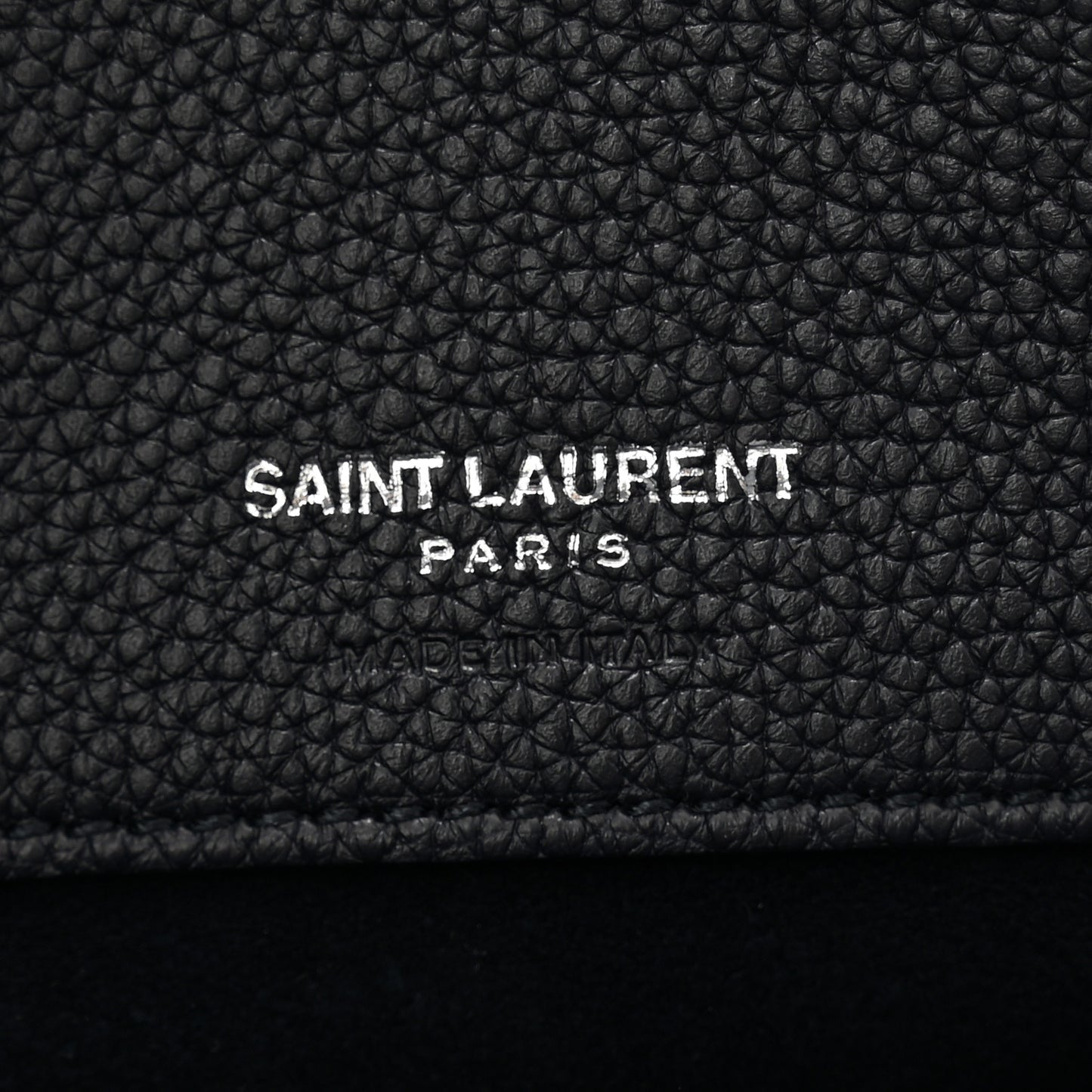 Grained Calfskin Medium Souple Sac De Jour Navy