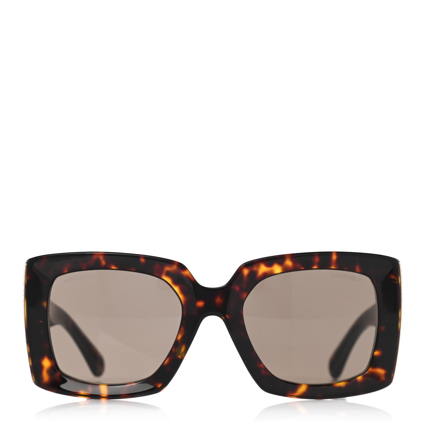 Acetate Rectangle Sunglasses 5435 Tortoise