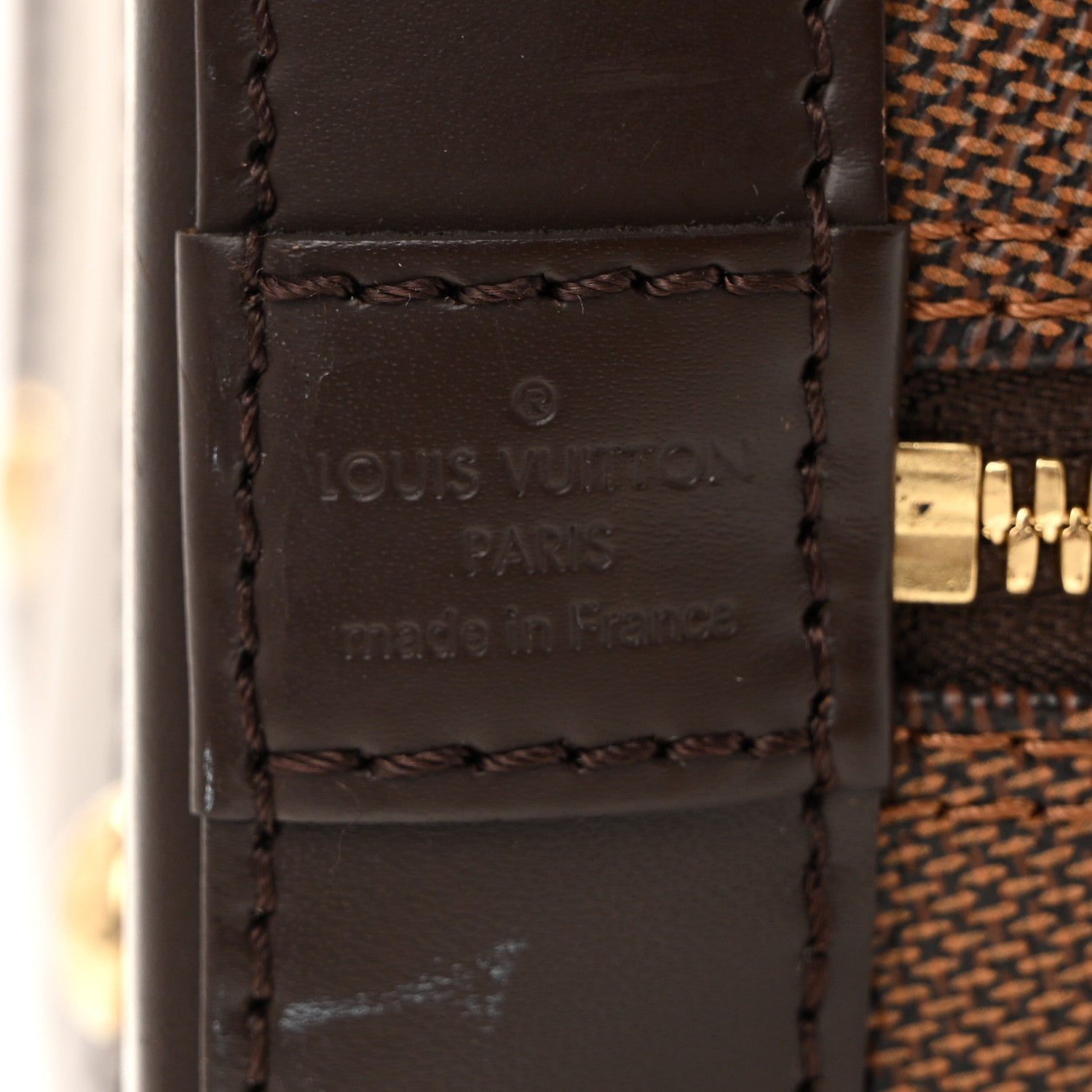 Louis Vuitton Damier Ebene Alma BB 6 of 10