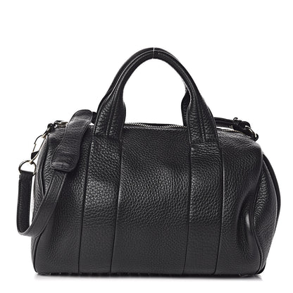 Alexander Wang Pebbled Lambskin Rocco Black Pale Gold Hardware 1 of 10