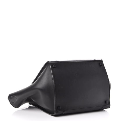 Celine Supple Calfskin Medium Phantom Luggage Black 4 of 13