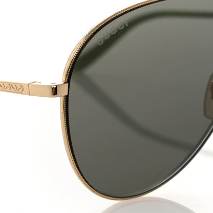 Gucci Metal Aviator Sunglasses GG0356S Green 8 of 9