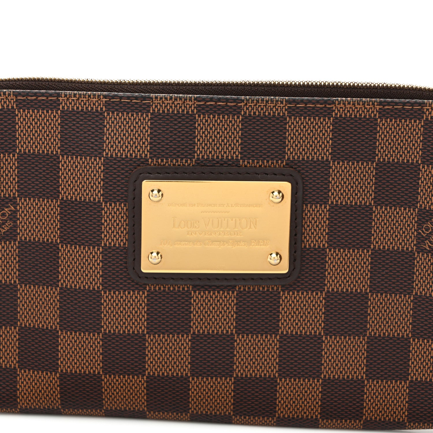 Louis Vuitton Damier Ebene Eva Clutch 8 of 10
