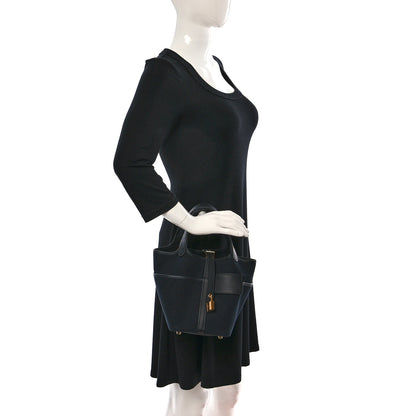 Hermes Toile Goeland Swift Cargo Picotin Lock 18 Black 2 of 8