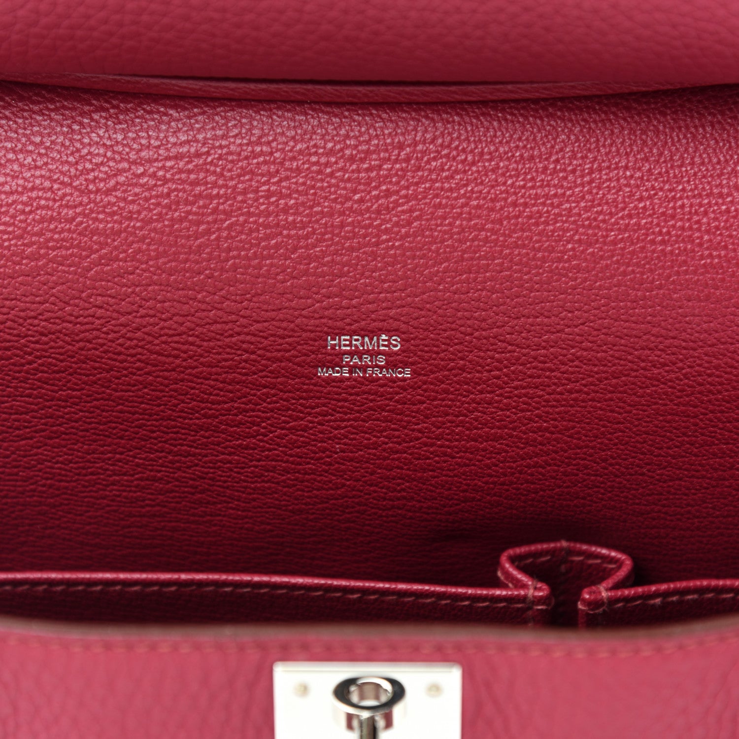 Hermes Taurillon Clemence Jypsiere 28 Rubis 6 of 13