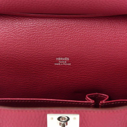 Hermes Taurillon Clemence Jypsiere 28 Rubis 6 of 13
