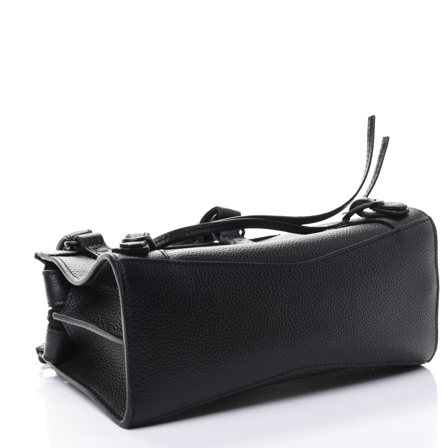 Balenciaga Grained Calfskin Neo Classic Black Hardware Mini City Black 3 of 4