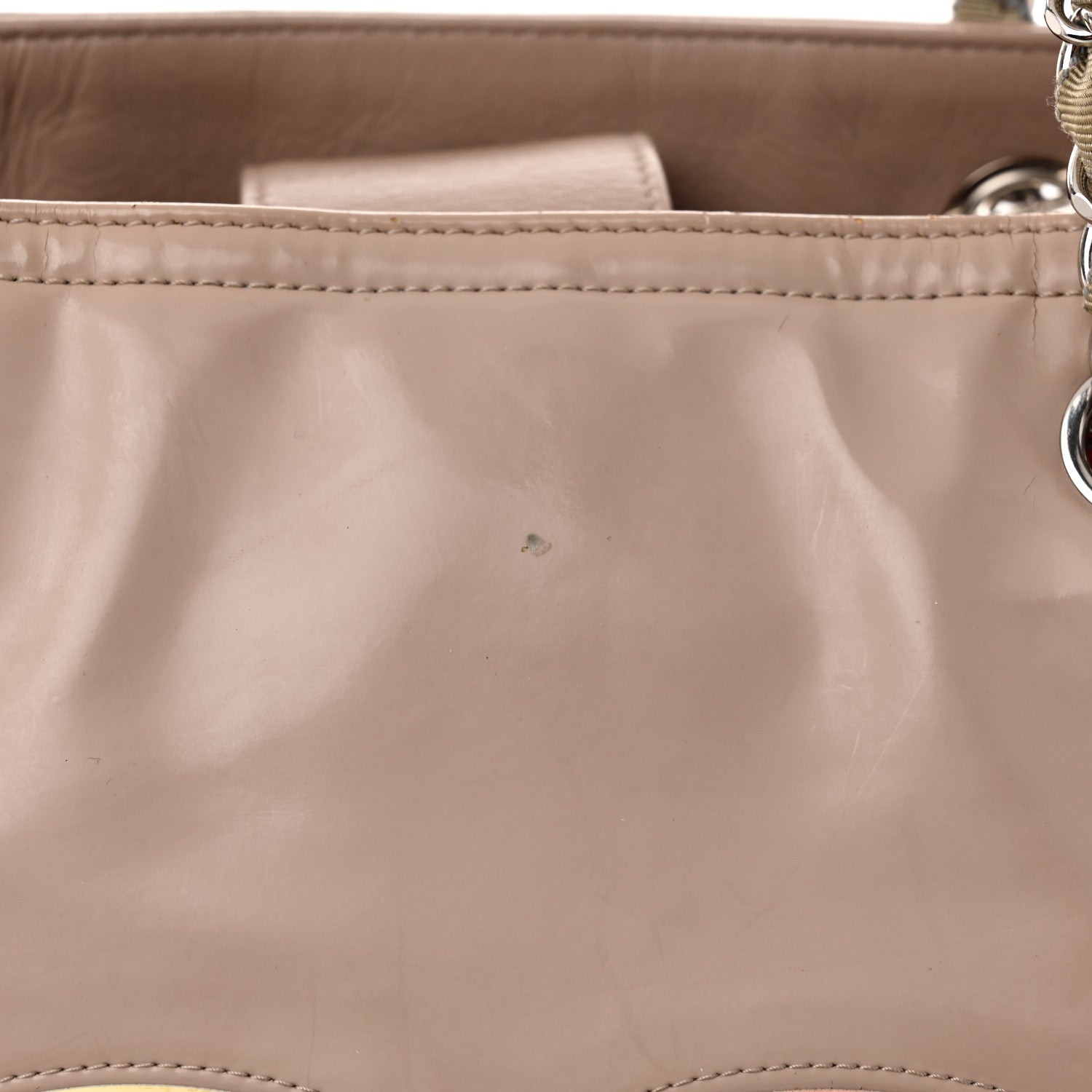 Chanel Vinyl Large Lipstick Tote Dark Beige 15 of 18