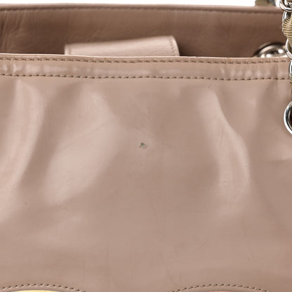 Chanel Vinyl Large Lipstick Tote Dark Beige 15 of 18