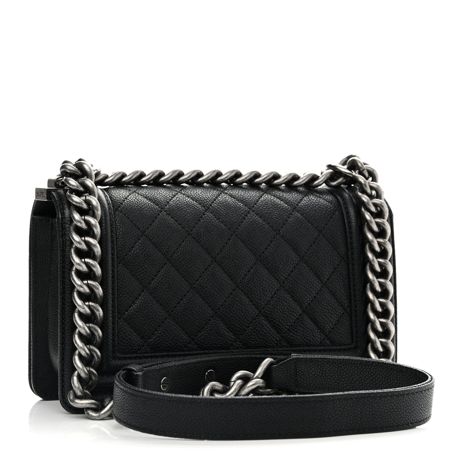Chanel Caviar Quilted Small Boy Flap Black 3 of 11