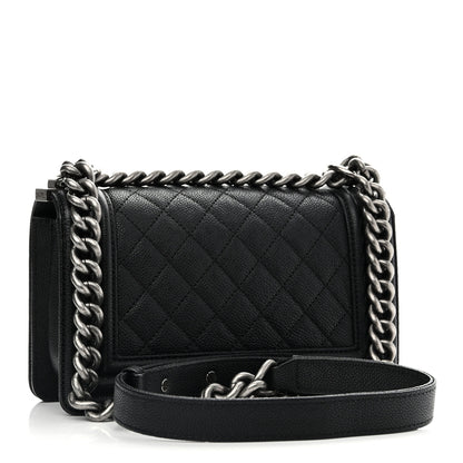 Chanel Caviar Quilted Small Boy Flap Black 3 of 11