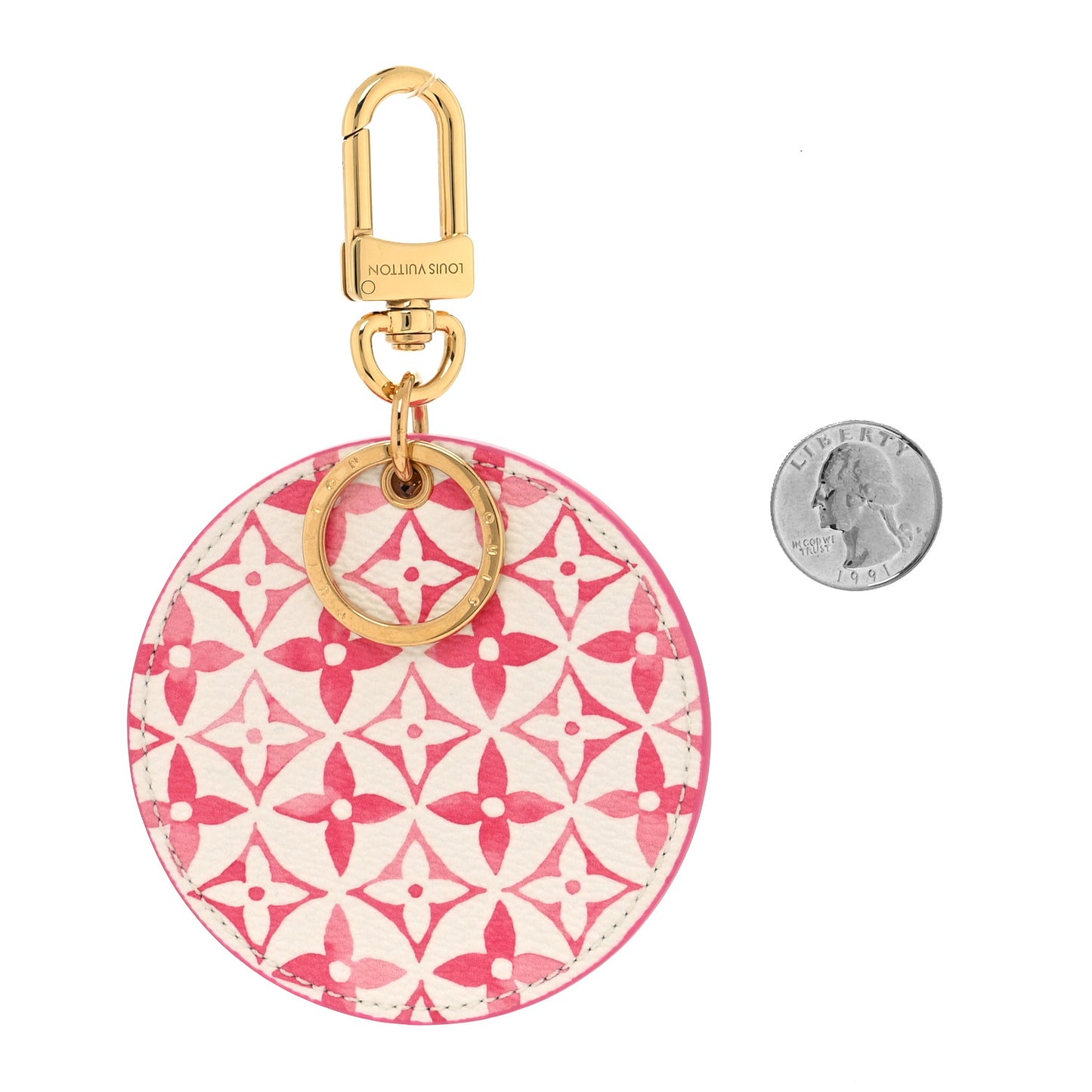 Monogram Giant By The Pool 2.0 Illustre Resort Bag Charm Key Holder Rose