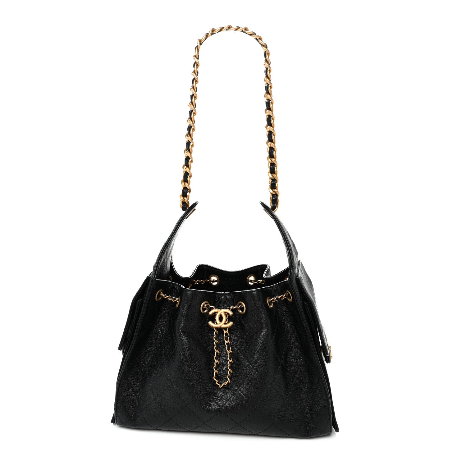 Chanel Caviar Quilted Small Chanel 25 Handbag Black 1 of 10