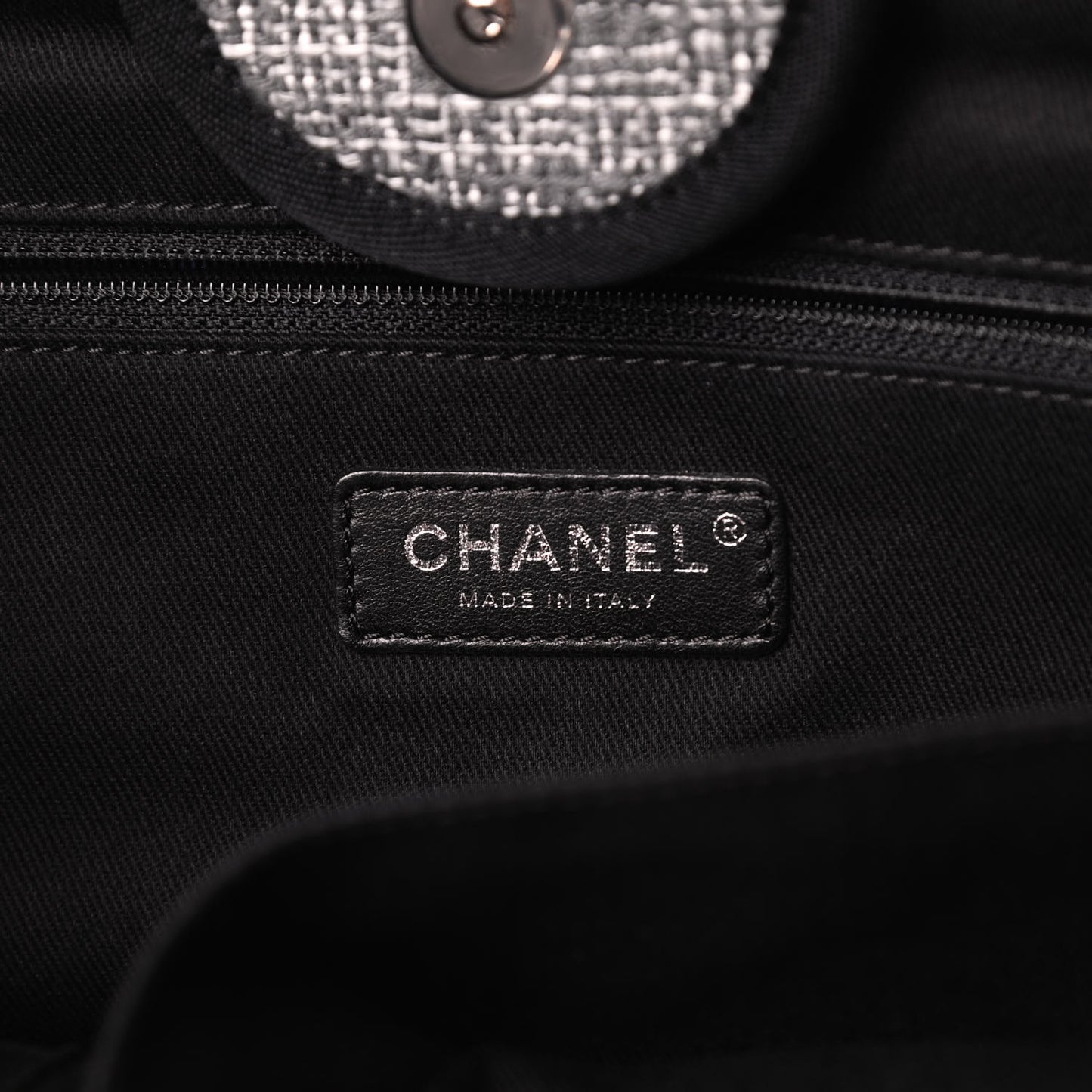 Canvas Medium Deauville Tote Charcoal