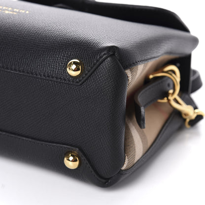 Burberry Derby Calfskin House Check Small Camberley Black 7 of 9