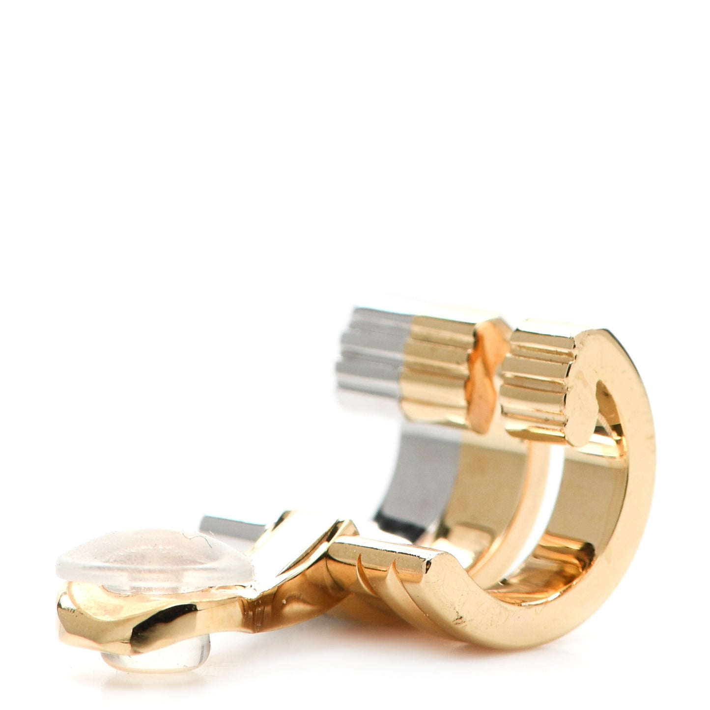 18K Yellow White Gold Quatre Radiant Edition Mini Single Clip Earring