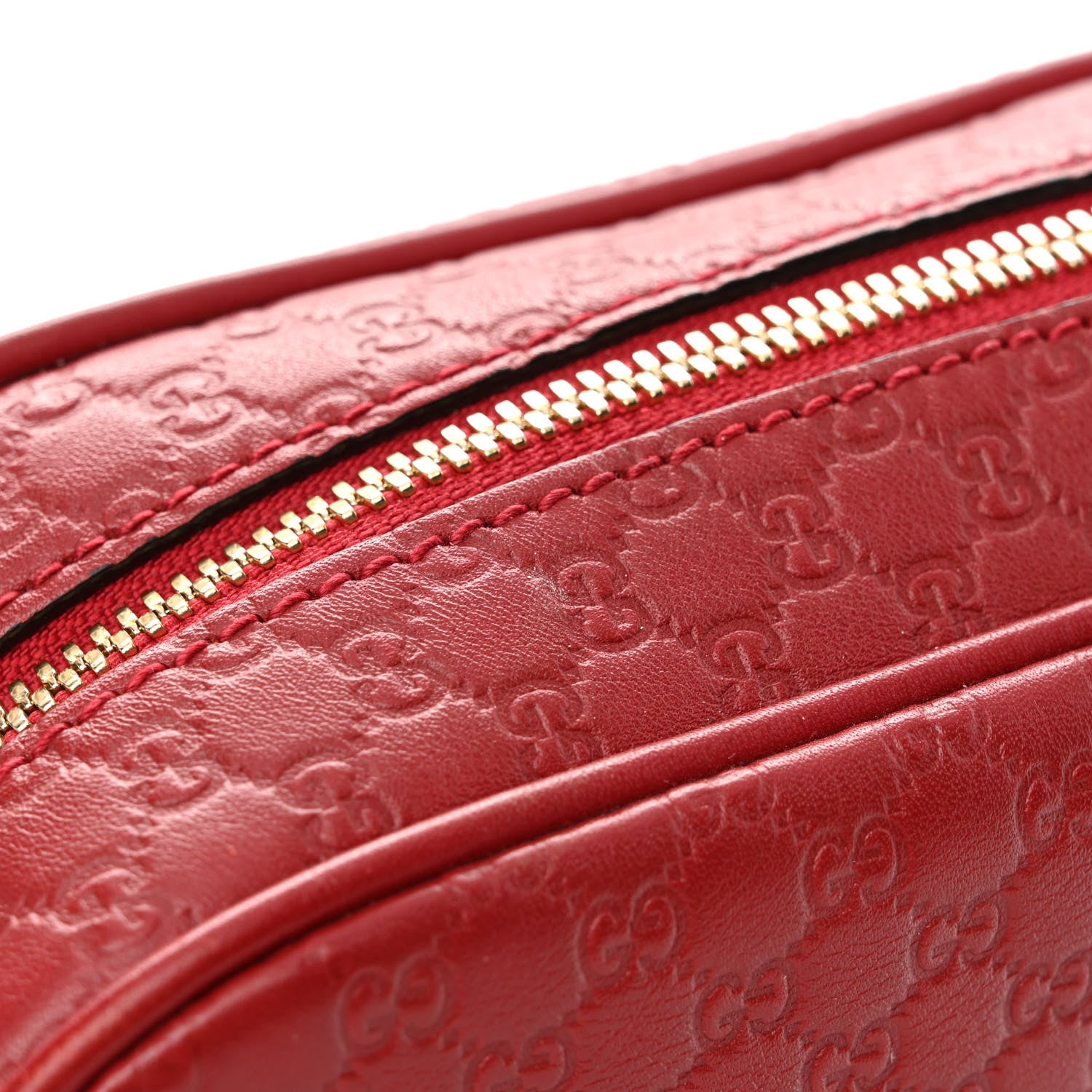 Gucci Microguccissima Mini Bree Messenger Bag Red 12 of 12