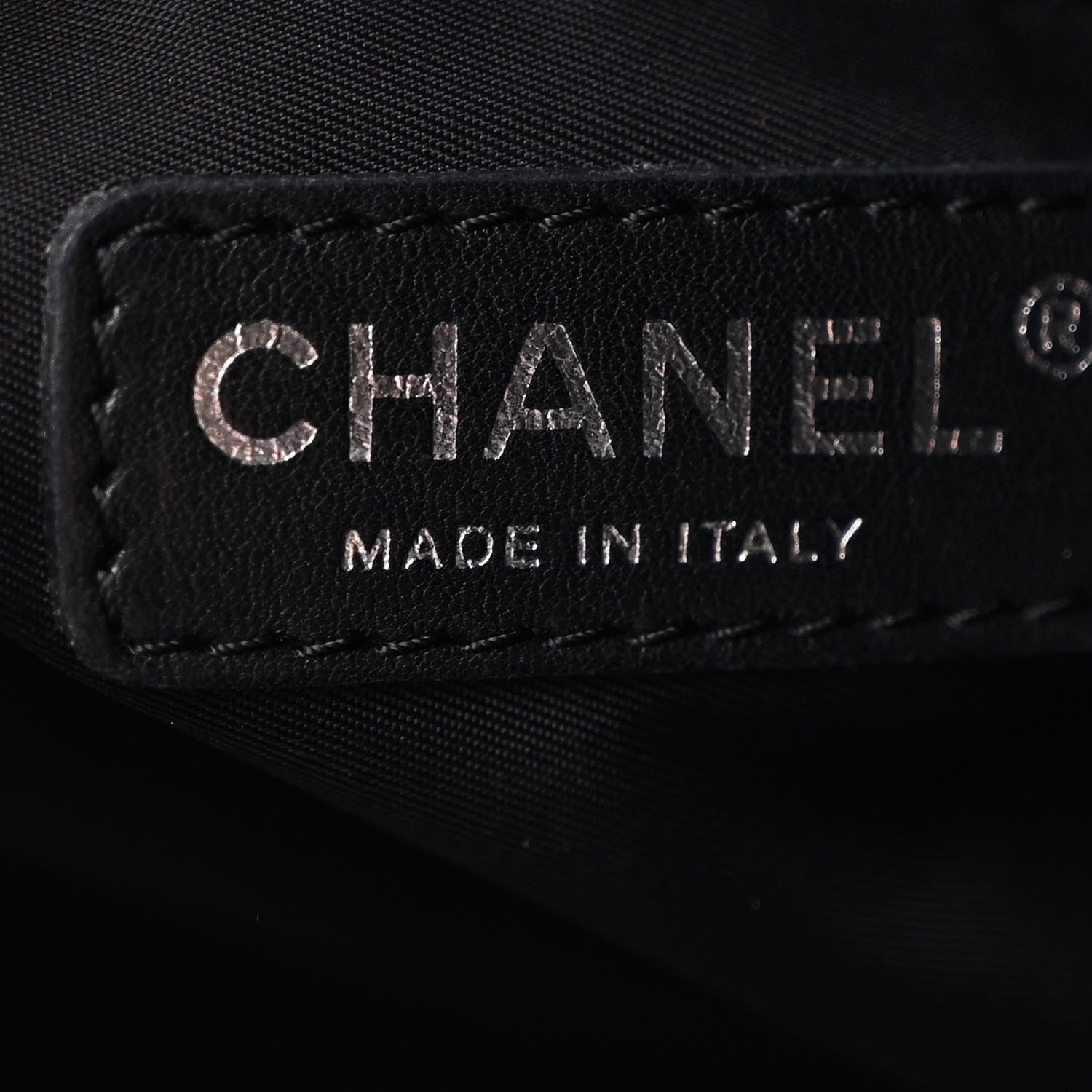 Chanel Coated Canvas Quilted Small Paris Biarritz Tote Black 6 of 10