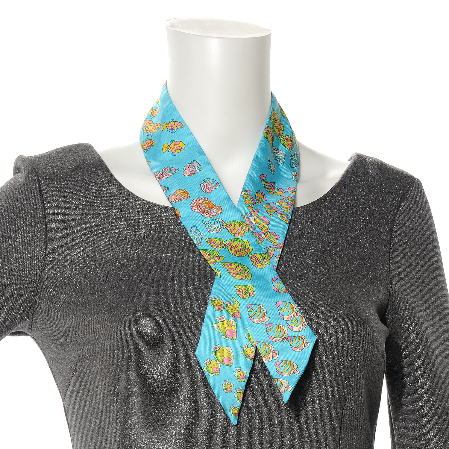 Hermes Silk Recontre Oceane Twilly 3 of 6