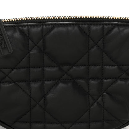 Christian Dior Lambskin Cannage Small Dior Vibe Hobo Bag Black 7 of 11