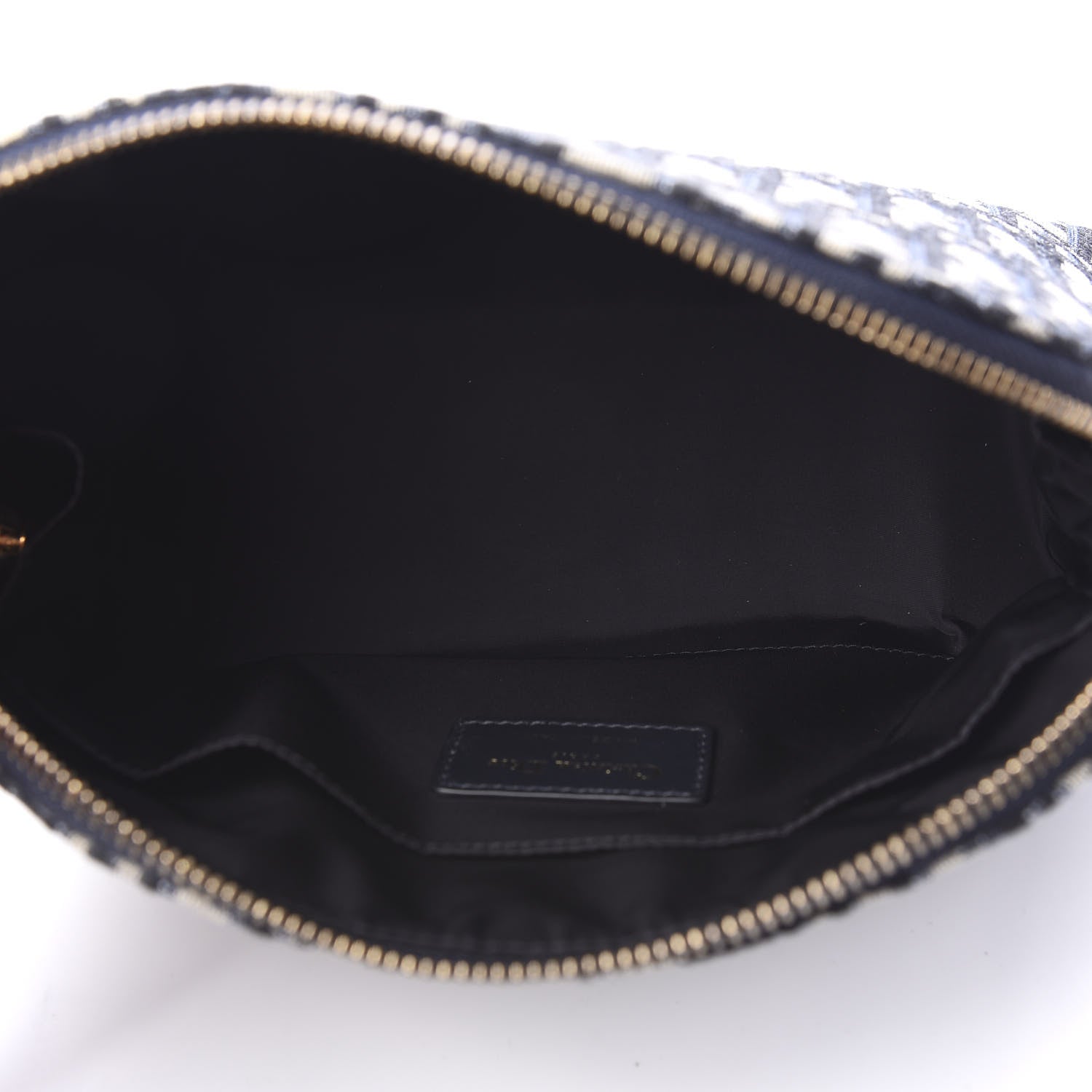 Christian Dior Oblique Large Beauty Pouch Bleu 4 of 6