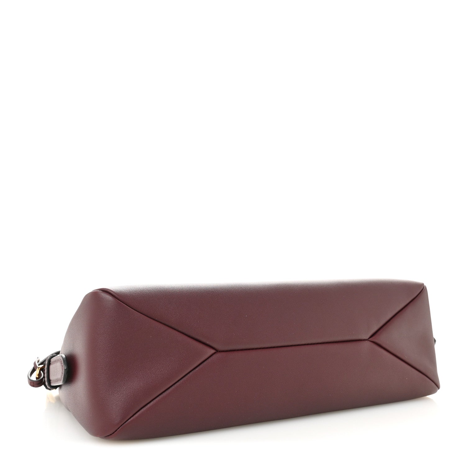 Prada Soft Calfskin Medium Aimée Shoulder Bag Burgundy 4 of 11