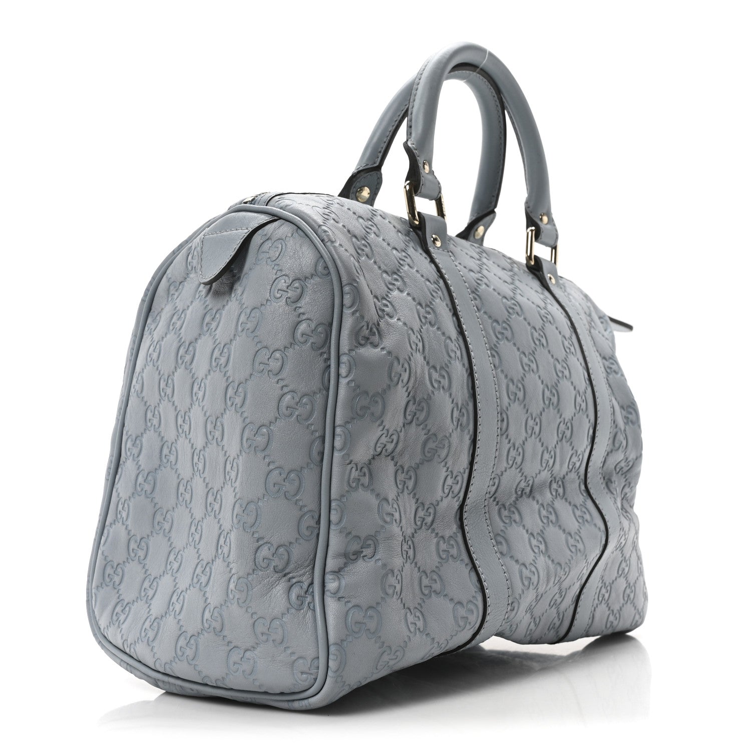 Gucci Guccissima Medium Joy Boston Light Blue 3 of 10