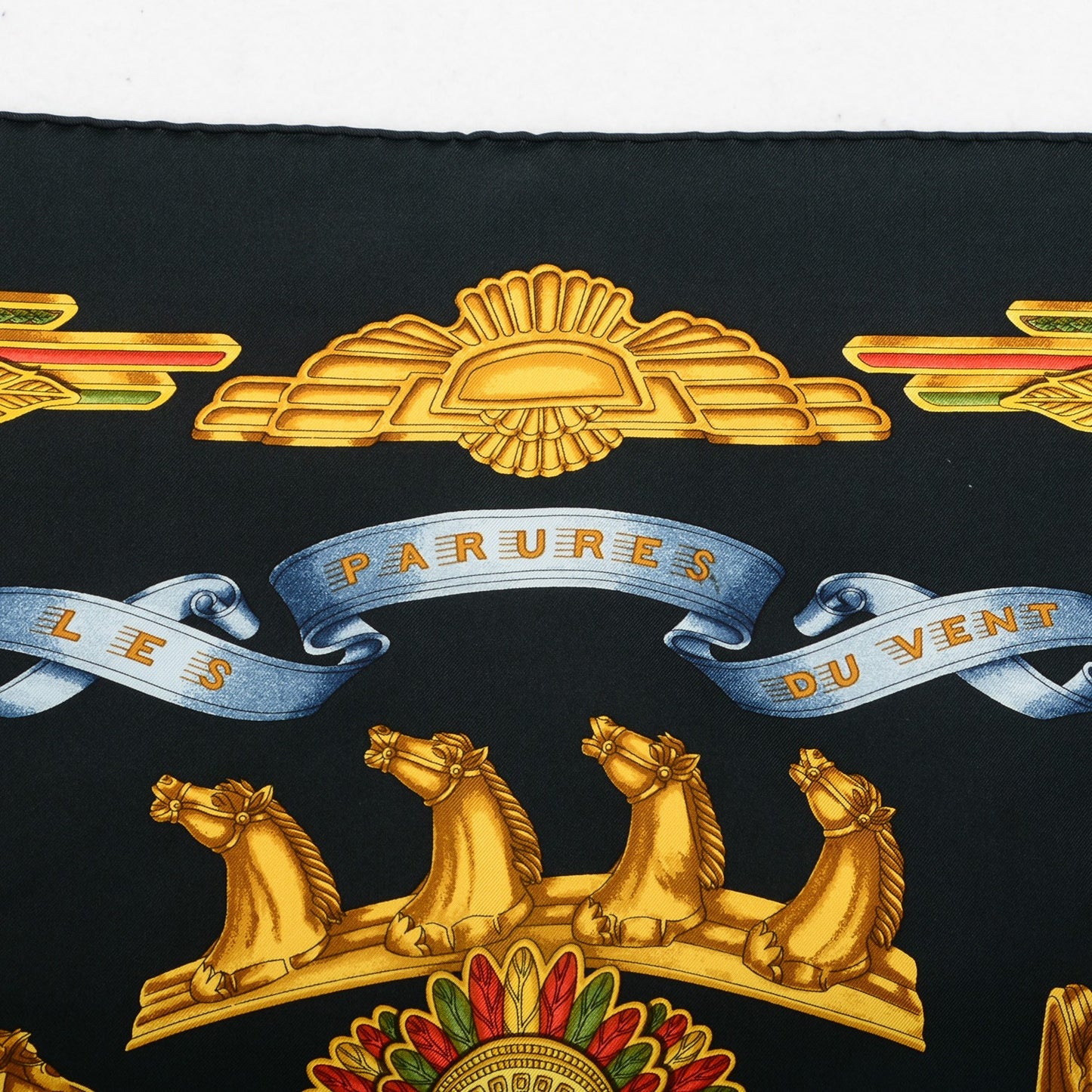 Silk Les Parures Du Vent Scarf 90 Black