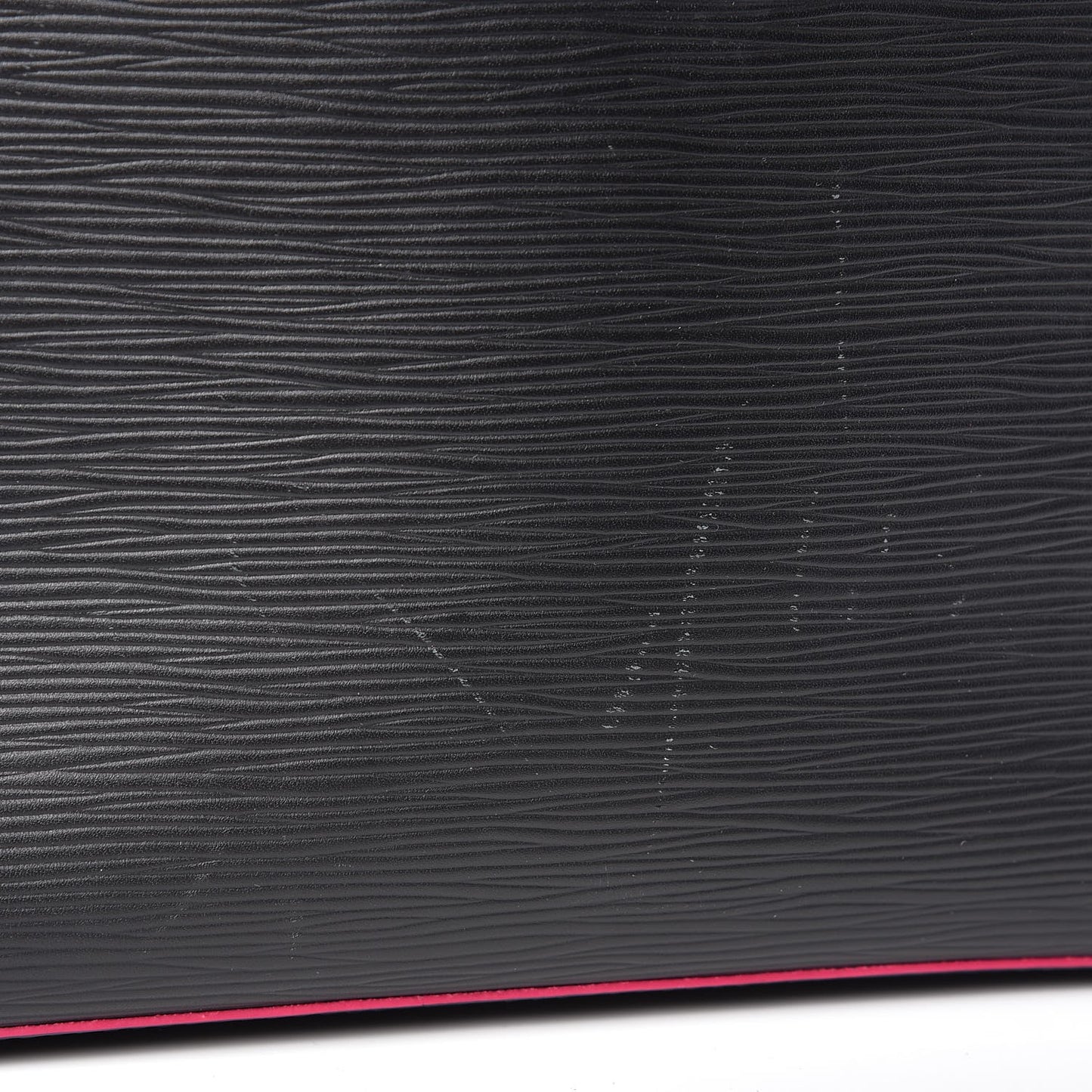 Epi Neverfull MM Black Hot Pink