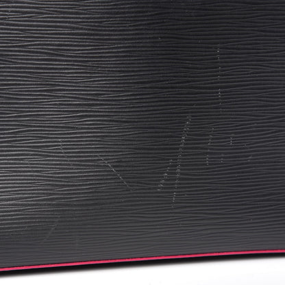 Louis Vuitton Epi Neverfull MM Black Hot Pink 12 of 16