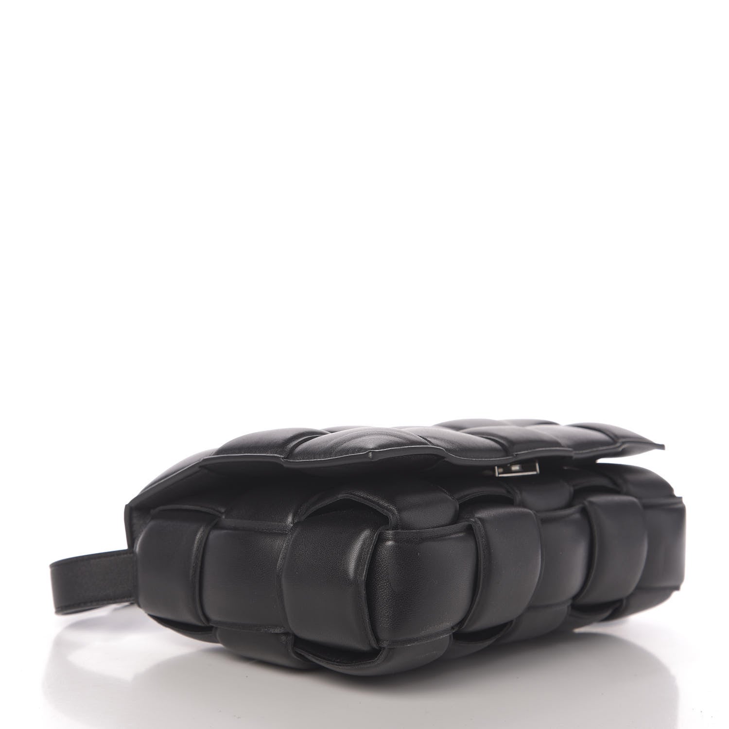 Bottega Veneta Nappa Maxi Intreccio Padded Cassette Crossbody Bag Black 4 of 9