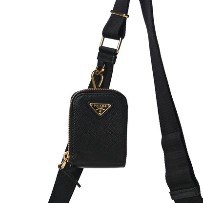 Prada Saffiano Lux Re-Edition 2005 Shoulder Bag Black 8 of 13
