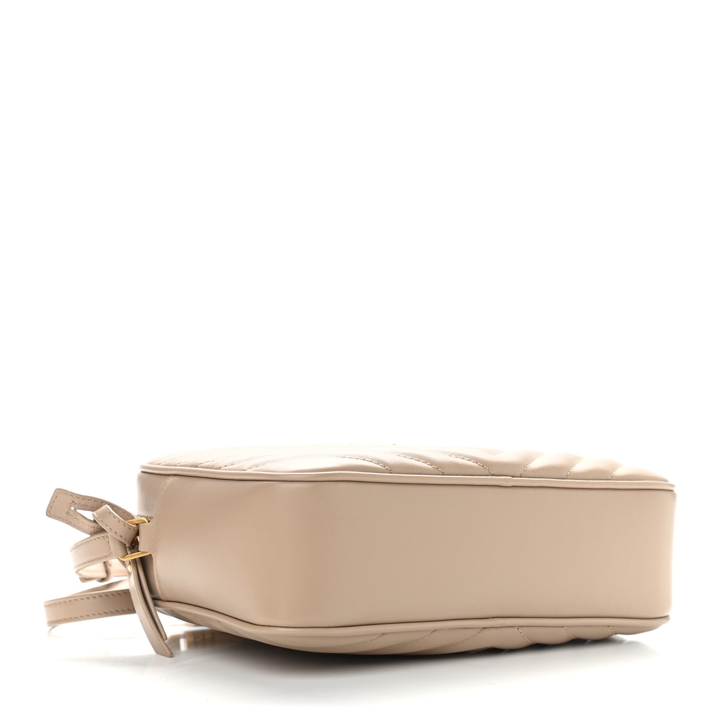 Calfskin Matelasse Monogram Lou Camera Bag Dark Latte