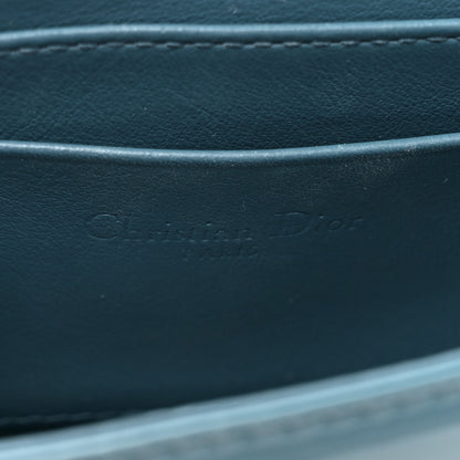 Christian Dior Patent Cannage Nano Lady Dior Pouch Turquoise 6 of 10