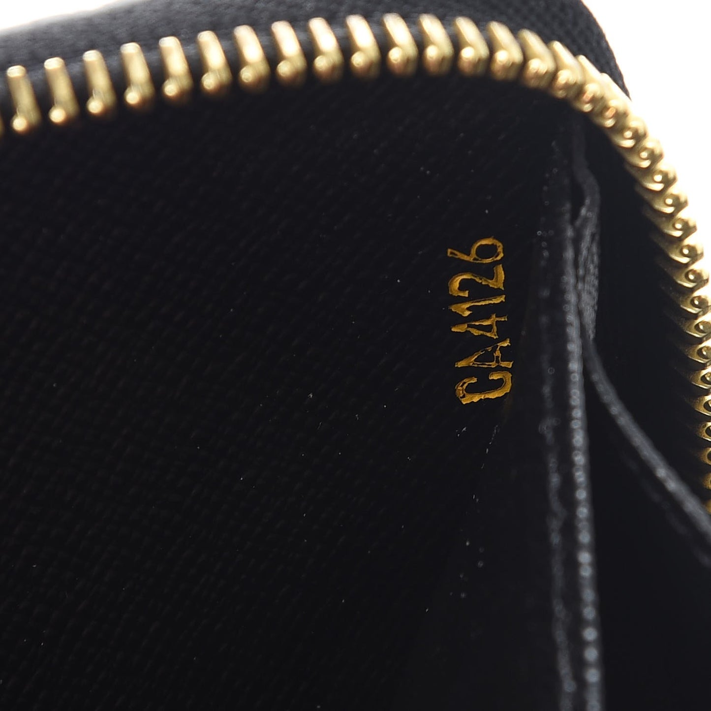 Epi Damier Race Zippy Wallet Black Yellow