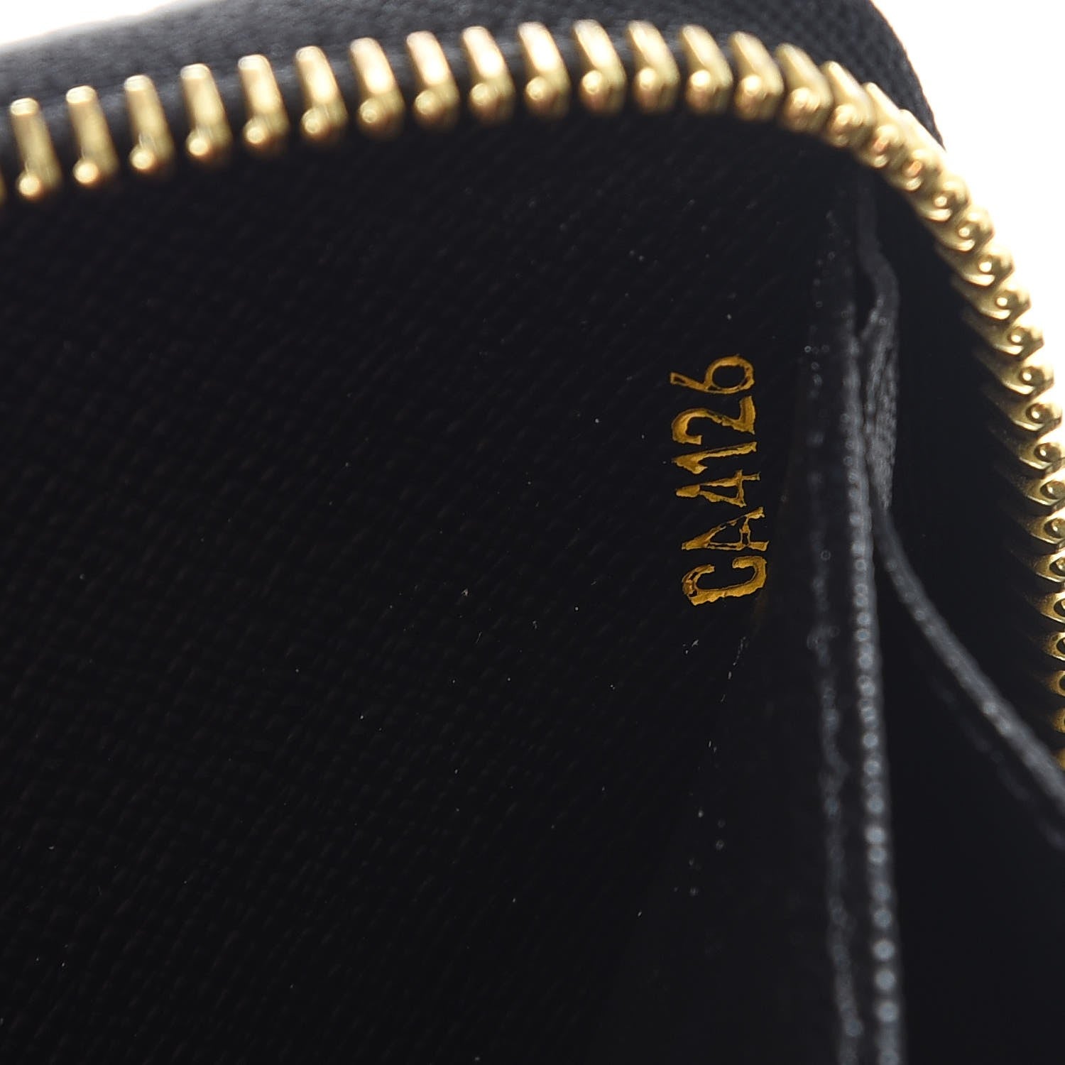 Louis Vuitton Epi Damier Race Zippy Wallet Black Yellow 7 of 10