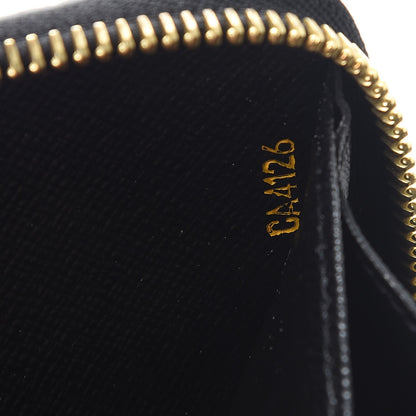 Louis Vuitton Epi Damier Race Zippy Wallet Black Yellow 7 of 10