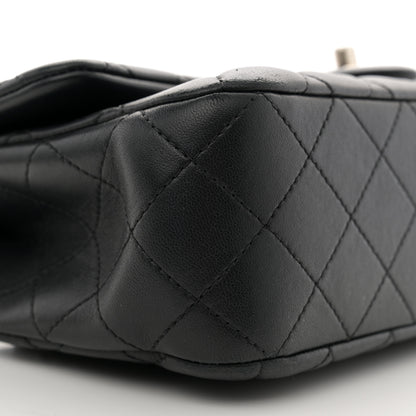 Chanel Lambskin Quilted Small Sweet Camellia Flap Black 9 of 12
